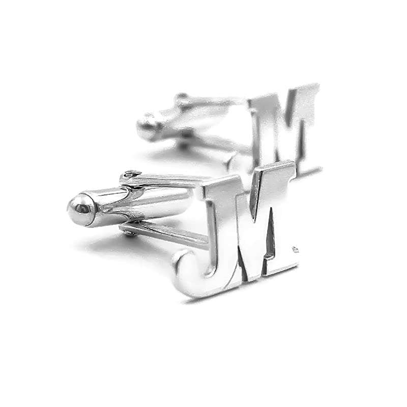 Gemelos personalizados PLATA de ley