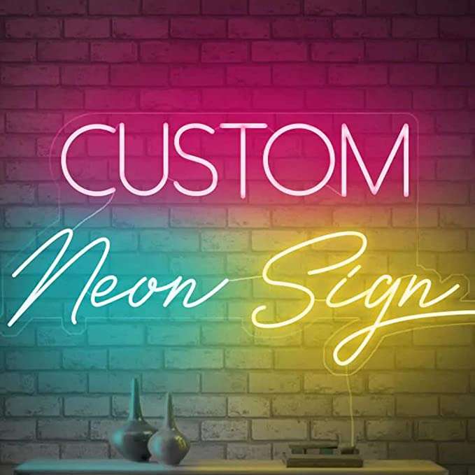 Letreros de neon personalizados