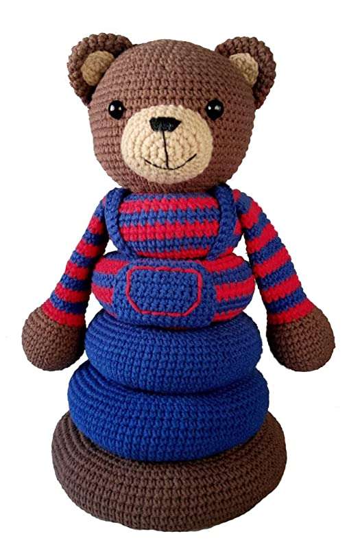 Peluche osito de aros apilables