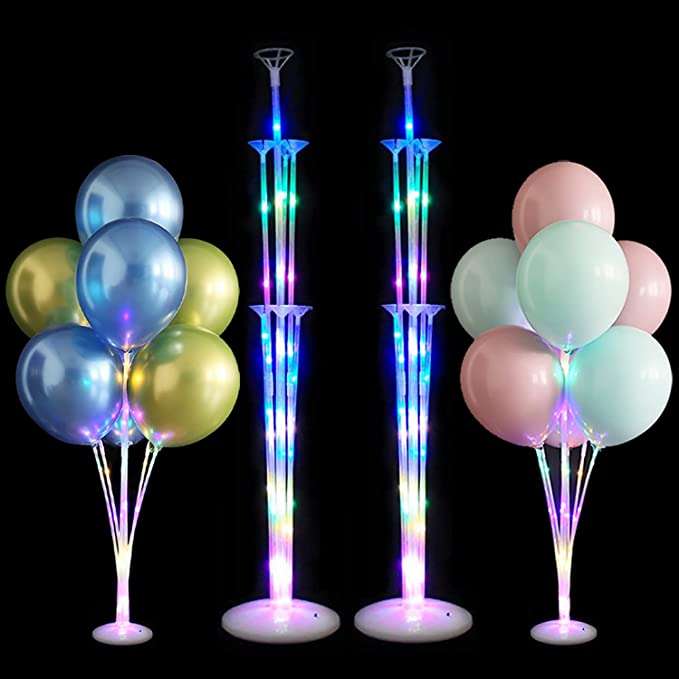 Soporte para globos con luz LED
