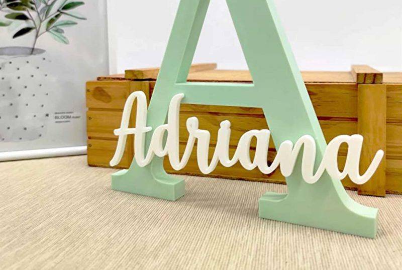 Ideas de letras personalizadas originales