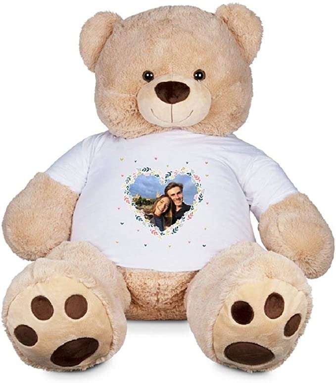 oso de peluche gigante con foto o nombre