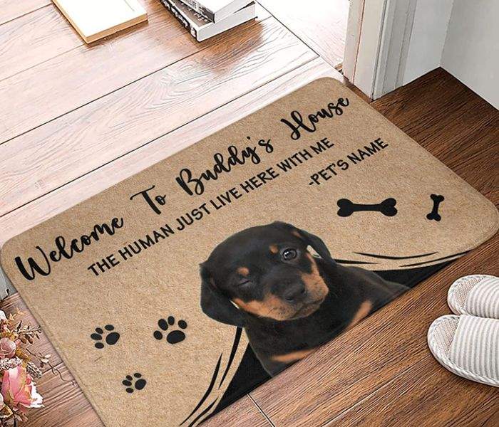 Felpudo personalizado de perro