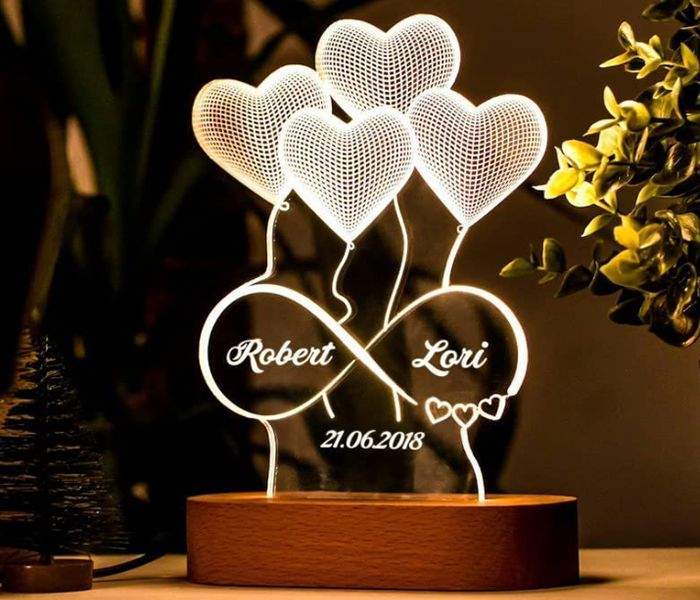 Lámpara 3d personalizable