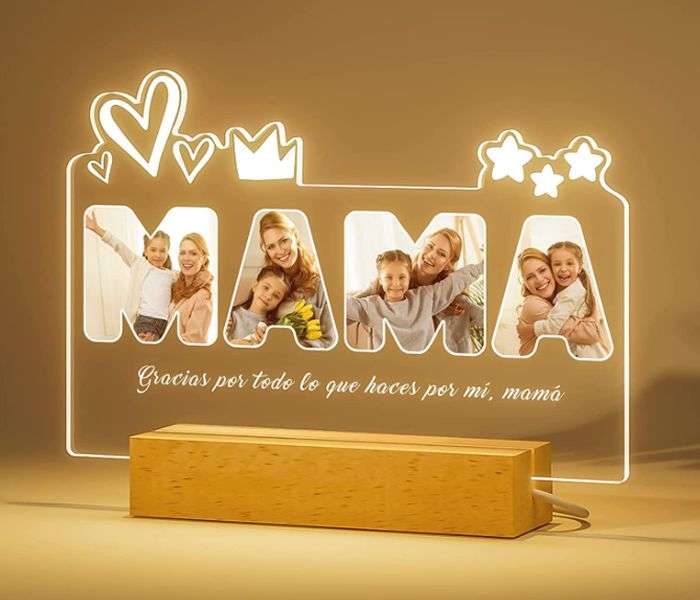 Lámpara 3d personalizada