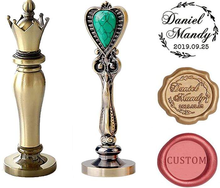 Sellos de lacre personalizados elegantes
