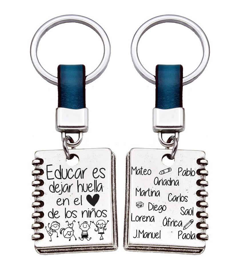 Llavero personalizado para profesora o profesor