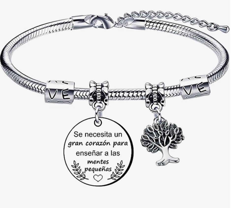 Pulsera o collar personalizado para profesora o profesores