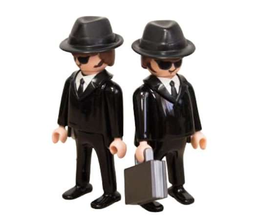Blues brothers playmobil personalizado