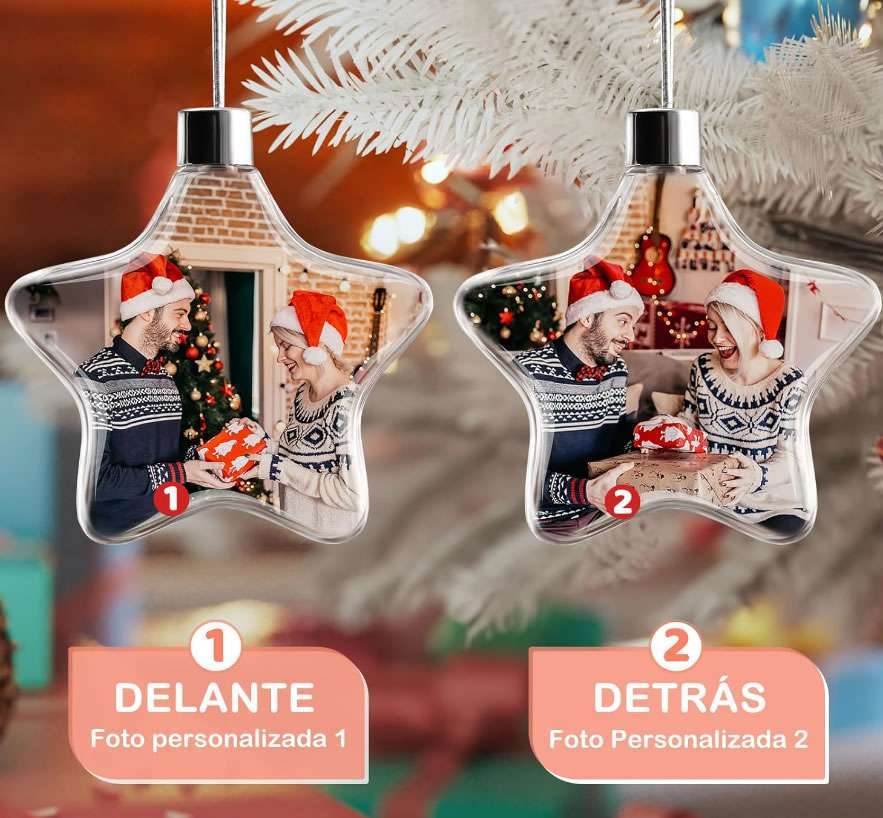 Adornos Navidad Personalizados para Decorar el Árbol de Navidad