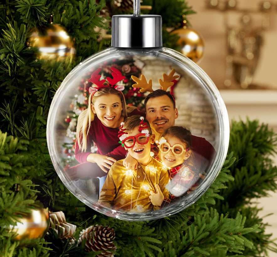 Bola de Navidad Personalizada con Foto