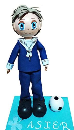 fofucha comunión niño personalizada