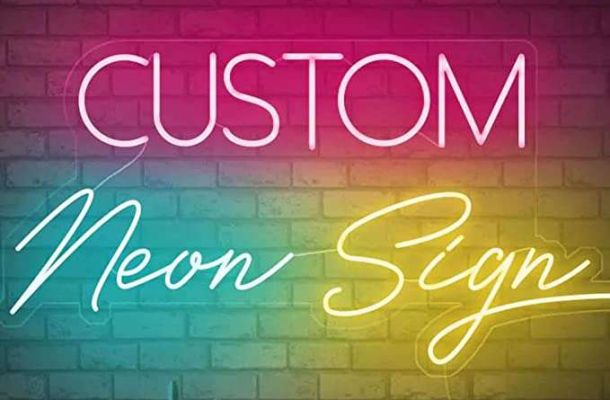 Letrero de neon personalizado